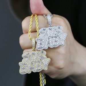 New Iced Out  CZ Limited Edition 90'S Baby Pendant